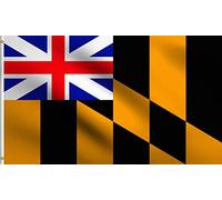 Calvert, Maryland, États-Unis, Colonial, Couleurs Historiques Des Rois Garden Flag Couleurs Vives Drapeaux Avec Œillets Bannière Pour Bar Fête Jardin 3X5Ft