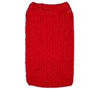 CALVI CANINE Manteau d'hiver chaud pour chien, chiot et chat de petite, moyenne et grande taille (rouge, taille L)