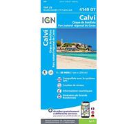 IGN Calvi.Cirque De Bonifatu.Pnr De Corse - Carte topographique Taille unique