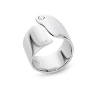 CALVIN KEIN Femme Anneau, Silver, 54
