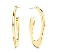 CALVIN KEIN Femme Boucles d'oreille créoles, Gold, taille unique