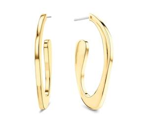 CALVIN KEIN Femme Boucles d'oreille créoles, Gold, taille unique