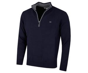 Calvin Klein 1/2 Zip CK Golf Pull Homme - Marina de Guerra - XXXXXL