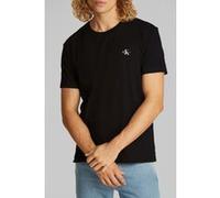 Calvin Klein 2 Pack Monologo T-sh Ck Black / Ck Black Taille: XL | T-shirts Basiques Outlet | Homme | Le Noir