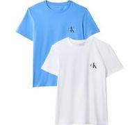 Calvin Klein 2-pack Short Sleeve Round Neck Logo T-shirts Bright White/ma Taille: XL | Chemises Outlet | Femme | Blanche