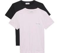 Calvin Klein 2-pack Short Sleeve Round Neck Logo T-shirts Cradle Pink/bla Taille: S | Chemises Outlet | Femme | Rose