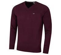 Calvin Klein 2026 Pull à col en V en Coton Doux pour Homme