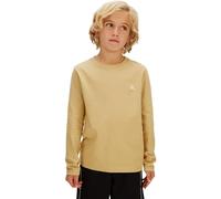 Calvin Klein 2p Chest Mono Ls T-Shirt Ib0ib02255 Autres Hauts, Beige (Sandy Beige/Whitecap Grey), 14 Ans Garçon