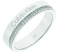 Calvin Klein - 35000200D - Bague - Femme - Acier inoxydable - argent - Largeur 56