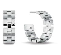 Calvin Klein Créoles pour Femme Collection GEOMETRIC en Acier Inoxidable - 35000249