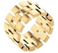 Calvin Klein 35000325B Bague Femmes Acier inoxydable or jaune Taille 52 Jaune G