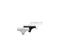 Slip Calvin Klein Hip gris blanc noir (3 unités) - M
