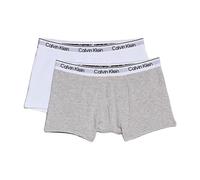 Calvin Klein 926 Lot de 2 boxers blanc et gris - Taille 8-10 ans