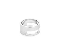 Calvin Klein Bague pour Femme Collection GEOMETRIC ESSENTIALS en Acier Inoxidable - 35000680C