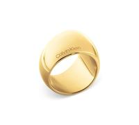 Calvin Klein Bague pour Femme Collection MODERN PURITY en Acier Inoxydable avec placage Or Jaune - 35000834E