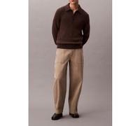 Calvin Klein Barrel Utility Cotton Pants Vintage Khaki Taille: W30 | Pantalons Cargo Outlet | Homme | Marron