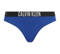Calvin Klein Bas de Bikini Femme avec Ceinture Emblématique, Bleu (Patch Of Blue), XXL