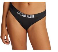 Calvin Klein Bas de Bikini Femme avec Ceinture Emblématique, Noir (Pvh Black), L