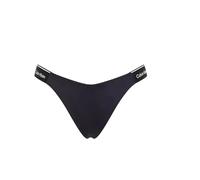 Calvin Klein Bas de Bikini Femme avec Ceinture Emblématique, Noir (Pvh Black), L