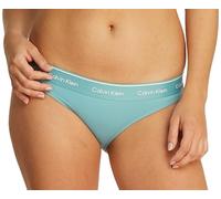 Calvin Klein Bas de Bikini Femme avec Ceinture Emblématique, Turquoise (Saltwater Aqua), M