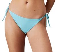 Calvin Klein Bas de Bikini Lanières à Nouer sur Le Côté Femme String Side Tie Nylon Sport, Bleu (Blue Punch), M