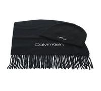 Calvin Klein Basic Wool Beanie + Scarf CK Black [146608] - écharpe coffret thematique