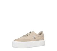 Calvin Klein Chaussures Basses à Lacets NYL Mix YW0YW02013 pour Femme, Beige (Stony Beige/Bright White), Pointure 40, Beige Stony Beige Blanc Vif, 41 EU