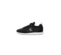 Calvin Klein Homme Retro Runner Sock Laceup Mix Mat Ym0Ym01414 Bas, Black (CK Black), 44.5 EU