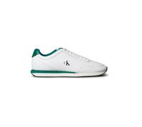 Calvin Klein Baskets Homme Retro en Cuir, Multicolore (Bright White/Galapagos), 41