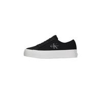 Calvin Klein Femme Vulc Flatf Laceup Suede Hw0hw03088 Bas, Black (CK Black), 37 EU