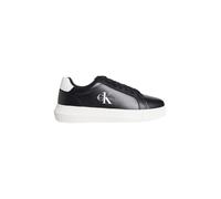 Calvin Klein Baskets Homme Chunky Mono en Cuir, Noir (Black/Bright White), 40