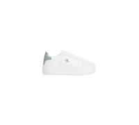 Calvin Klein Femme Flatform Lace Up LTH MG Yw0yw01928 Bas, White (Bright White/Arctic), 39 EU