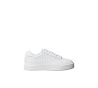 Calvin Klein - Baskets Blanches avec Motif NYC Grid - Femme - Chaussures - Blanc - Taille: 37 EU