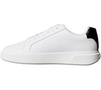 Calvin Klein Baskets Cupsole Homme Chunky Laceup en Cuir, Blanc (Bright White/Black), 40