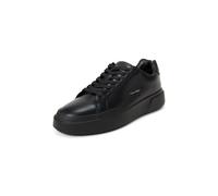 Calvin Klein Baskets Cupsole Homme Chunky Laceup en Cuir, Noir (Triple Black), 42