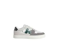Calvin Klein Jeans Classic Cupsole NBS Heritage Ym0ym01093 Homme Baskets, Blanc White Mushroom G Palm Black, 43 EU