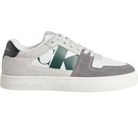Calvin Klein Baskets Cupsole Homme Classic Heritage Chaussures, Multicolore (White/Mushroom/G Palm/Black), 40