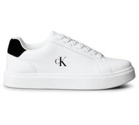 Calvin Klein Baskets Classic Cupsole Homme en cuir à lacets Blanc/Noir Taille 40