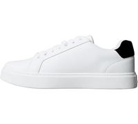Calvin Klein Baskets Cupsole Homme Classic Laceup en Cuir, Blanc (Bright White/Black), 46