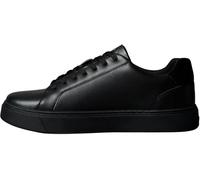 Calvin Klein Baskets Cupsole Homme Classic Laceup en Cuir, Noir (Triple Black), 41