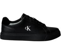 Calvin Klein Baskets Cupsole Homme Classic Laceup en Cuir, Noir (Triple Black), 45