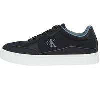 Calvin Klein Baskets Cupsole Homme Classic Tech Ripstop Basses, Multicolore (Black/Bright White/Trooper), 40