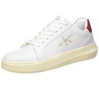 Calvin Klein Baskets décontractées pour homme Chunky Cupsole Mono Leather, beige, 43 EU