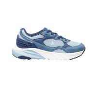 Calvin Klein - Baskets en Denim à lacets pour enfants - Homme - Chaussures - Bleu - Taille: 38 EU