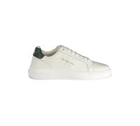 Calvin Klein - Baskets en Polyester Blanc avec Style Sportif - Homme - Chaussures - Blanc - Taille: 40 EU