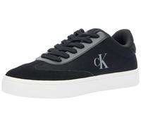 Calvin Klein Baskets Femme Classic Low Mix en Toile, Noir (Black/Bright White), 41