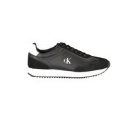 Calvin Klein - Baskets femme en cuir noir - Femme - Chaussures - Noir - Taille: 38 EU