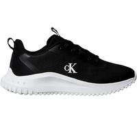 Calvin Klein Baskets Femme Eva Drawstring Mix Basses, Noir (Black/Bright White), 37