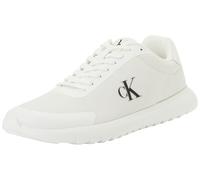 Calvin Klein Baskets Femme Eva Mesh Sportives, Blanc (Bright White/Black), 37
