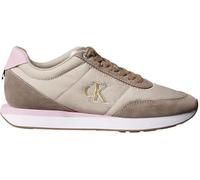 Calvin Klein Baskets Femme Retro Lace Up Basses, Multicolore (Chateau/Taupe/Fragrant Lilac), 38